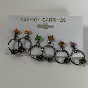 Pot leaf earrings